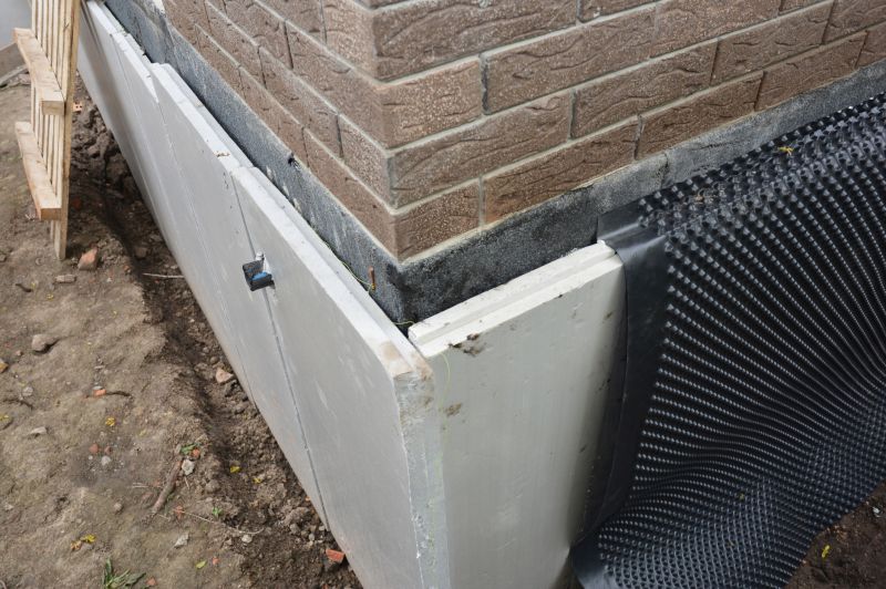 Waterproofed Basement Walls